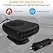 Car Heater,12V 200W Portable Windshield Defroster Demister with Heating/Cooling Fan and Plug in Cigarette Lighter Fast Heating Defrost Defogger with Ergonomic Handheld Design for All Kinds of Cars