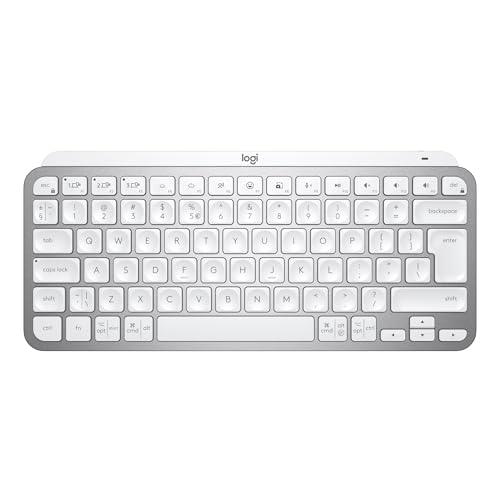 Amazon.nl Logitech MX Keys Mini Minimalistisch, Draadloos Verlicht Toetsenbord, Compact, Bluetooth, USB-C, Compatibel Apple macOS,... aanbieding