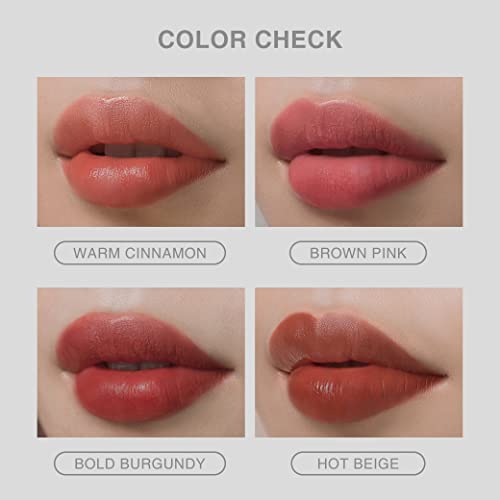 Fresho2 | Ripened-Matte Lip Silk | Long Lasting, High Pigmented Velvet Lip Stain, Lightweight Matte Finish, Full Coverage | Brown Pink | Made In Taiwan | Vegan Cruelty Free #TOP3