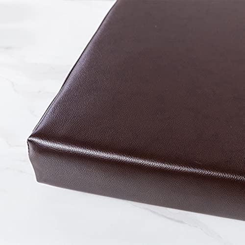 Coussin de jardin marron imperméable en cuir pour sublimer votre balançoire et baie vitrée