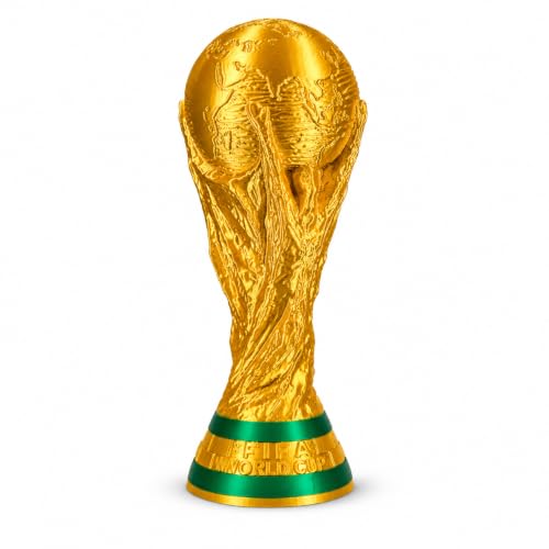 2026 World Championship Football Trophy Premium Gold 3D Printed Award Cup 23cm Decorative Soccer Trophy for Champions Winners & Collectors
