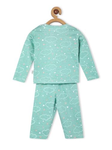 Image of The Mom Store Kids Cotton Night Suit for Boys and Girls | Breathable Night Dress for Kids Boys and Girls | Printed Nightsuit Pajama Set | Comfortable All-Season Sleepwear for Daily Use
