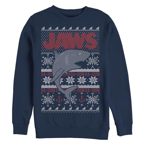 Jaws Sweater Mens Pullover Crew Fleece