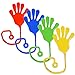 Produktbild 4x XXL Klatschhand Glibber in den Farben Grün/Gelb/Rot/Blau | Mitgebsel Mitbringsel Give aways Scherzartikel Spielspaß | ideal geeignet für den Kindergeburtstag als Gastgeschenk für Mädchen und Jungen
