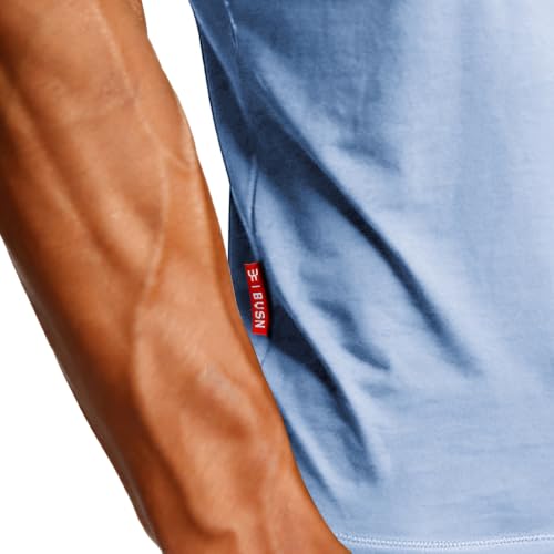 Image of Casual Short Sleeve Crew Neck Classic Wicking Breathable Fitness Muscle Athletic T Shirts Mens
