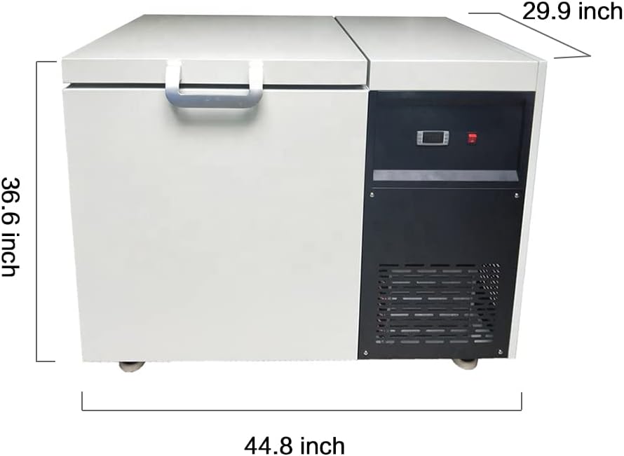 HNZXIB -86° Ultra Low Temperature Freezer Lab 105L,Lab Freezer for Laboratory Sample Storage，Ultra Low Temp Freezer,Ultra Low Temperature Freezer Lab Freezers Low Temperature Freezer Lab Refrigerators
