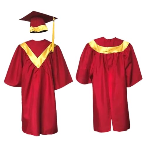 Image of Kindergarten 2025 Graduation Cap and Gown Tassel Sets with Charm 2PCS Graduations Stoles for Kids Grad Party Clothes
