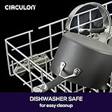 Circulon 83903 Radiance Hard Anodized Nonstick Cookware Pots and Pans Set, 10 Piece, Gray - Image 7