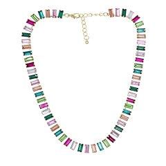Crystal colored necklace
