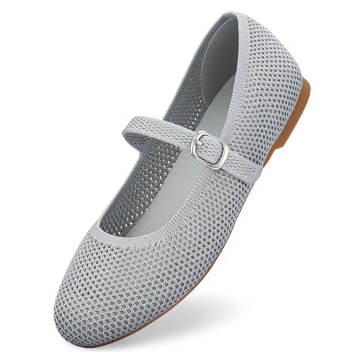 Image of Tanamo Ballet Flats for Women, Soft Knit, Work Travel Everyday Shoes
