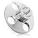 Nobsound STB-01 Schallplattengewicht LP Vinyl Turntables Metal Disc Stabilizer Record Weight für Plattenspieler (Silber)