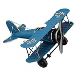wekadrin aeroplano vintage in metallo decorazione retrò e ufficio e dettagliato per collezionisti e amanti dei velivoli