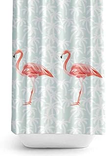 Extra Long Fabric Shower Curtain 180cm Wide by 200cm Drop, Daisies