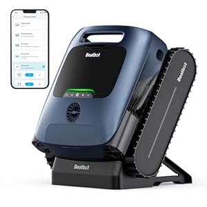 AquaSense Pro Cordless Robotic Pool Vacuum Cleaner – Clarifies Water, Cleans Surface, Floor, Walls and Waterline, Intelligent Path Optimization, Surface Parking, for Pools up to 3,299 Sq.ft