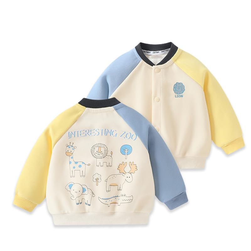 Lucky Friday Boys Yellow Full Sleeves Jacket
