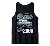 Funny Born 2000 Ideas de cumpleaños número 22 para hombres Mujeres que aman Amante de los autos para bisabuelo, abuelo, papá, papá, hermano, Poppa, Pappy, Papaw. Trate a ese entusiasta de los autos clásicos senior.