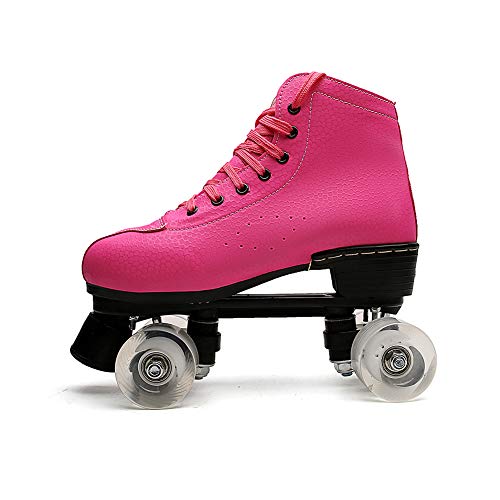 Image of Roller Skates Women Indoor Outdoor Artistic Skates for Youth and Adults Rose 12 M US Women