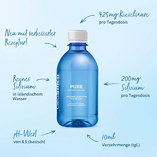 Kolloidales Silizium Geosilica Pure 300 ml – Flüssiges Silizium
