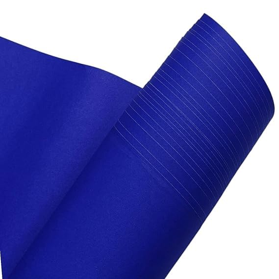 Image of SEJASCOLLECTIONS | Pack of 10 | Dark Blue, Bright, A1, BIG / FULL Size, Pastel Sheets / Chart Paper, Used in art and craft, collage, projects, posters etc. Plain / Unrulled, Size: 70x56 centimeters, 200 GSM thickness.