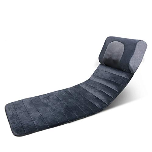Colchoneta de masaje plegable para cuerpo completo con 5 modos de masaje, calefacción y apagado automático en 15 minutos, ideal para cuello y espalda, relajación muscular lumbar y pantorrilla, masaje