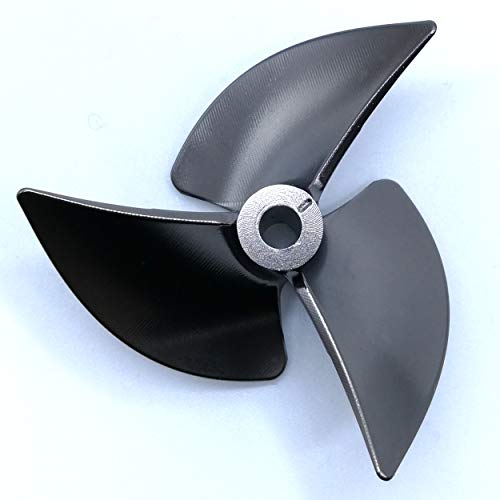 Hawk Hobby Full Magnalium Alloy Designed CCW Propeller with 3 Blades Diameter 46mm/1.81â€™â€™ Pitch 1.9â€™â€™ for 4.0mm/0.16â€™â€™ Drive Shaft of RC Boatâ€¦ (46mm-CW)