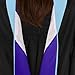 Endea Graduation Masters Hood for Education, Counseling & Guidance, Arts in Education College Degrees - Unisex (Light Blue/Purple/White)