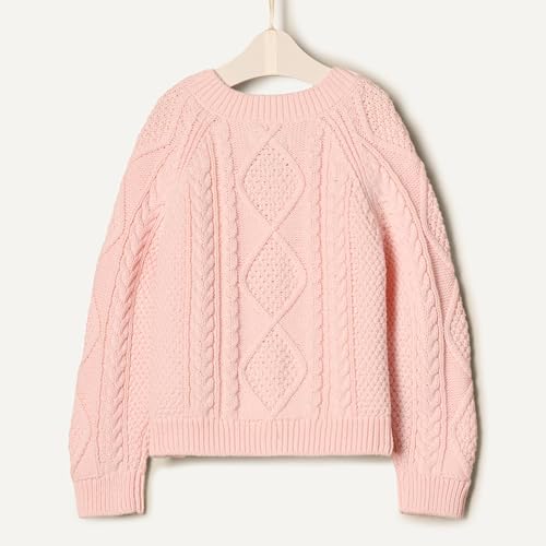 Image of Amazon Essentials x Sofia Grainge Unisex Toddlers and Babies' Cable Knit Cotton Fisherman Cardigan Sweater