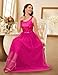 BeryLove Women's Long Sequin Party Dress Sleeveless Boat Neck Prom Wedding Homecoming Dresses for Teens Cocktail Evening Gown S001 Rose Red XS
