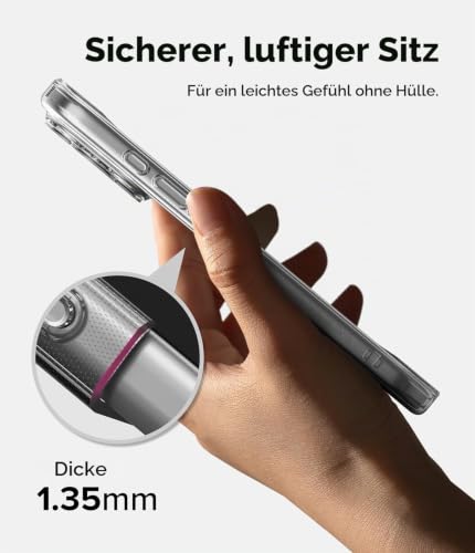 Ringke für iPhone 18 Pro Max Hülle, Air - Clear – Ansicht 4