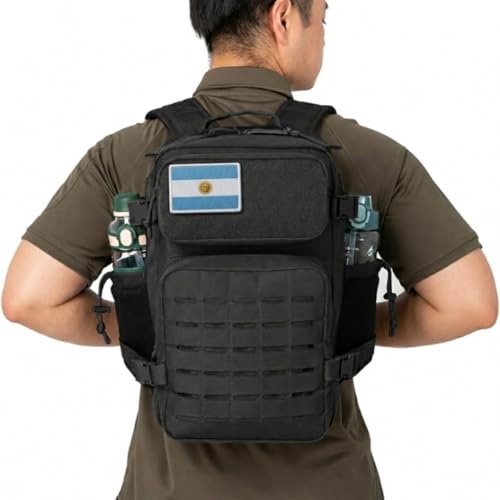 Miniatura 3 de Parche Bandera Bordado Parche Mochila Tactica. Parche Para Militar. Lleva Tu Bandera Para Mochilas. Parches España Bordados Parches Mochila Tactica. Argentina