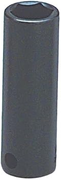 Wright Tool 3922 3/8" Drive 6 Point Deep Impact Socket, 11/16"