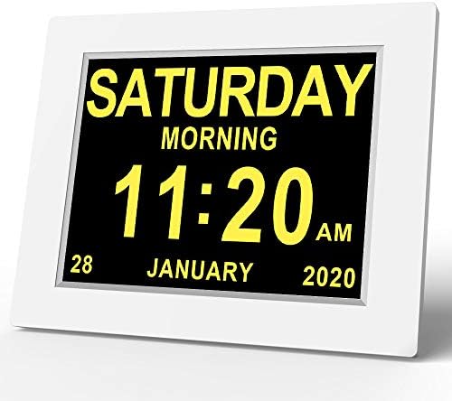 Radio-Controlled Alarm Clock, Analogue Non-Ticking, Radio Alarm Clock with Battery, with Night Light Snooze Function, 1 x 1.5 V AA Battery (Not Included)