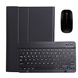  SZHHFJJYP HHF Pad Accesorios para Xiaomi MI Pad 5 Pro 11 Pulgadas, Estuche de Teclado Tablet Stand Stand Cover Backlit Bluetooth Keyboard Mouse Funda para Xiaomi Pad 5 (Color : Black B Mouse)