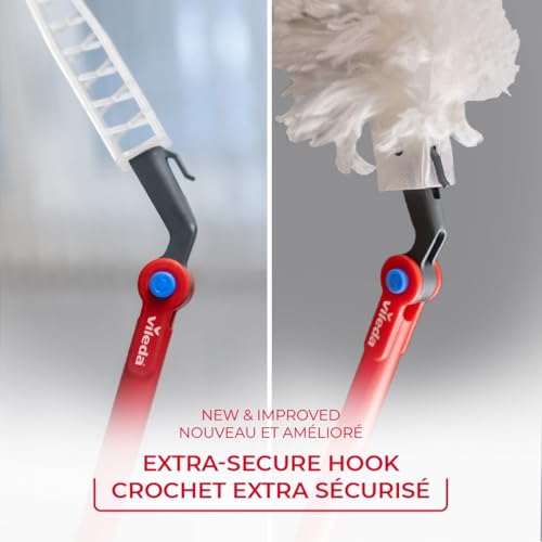 Vileda Duster | Flex & Catch Heavy Duty Dusting Kit with 15 Disposable Duster Refills | Extendable 3 Ft Handle with Secure Hook | Traps 3X More Dust Than Feather Dusters by Vileda - Image 2