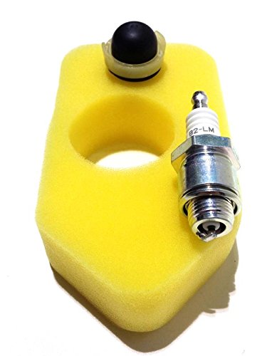 Outdoor Spares Limited Briggs and Stratton Lawn Mower Service Kit Suitable for the Classic and Sprint, Air Filter, Plug, Primer Bulb