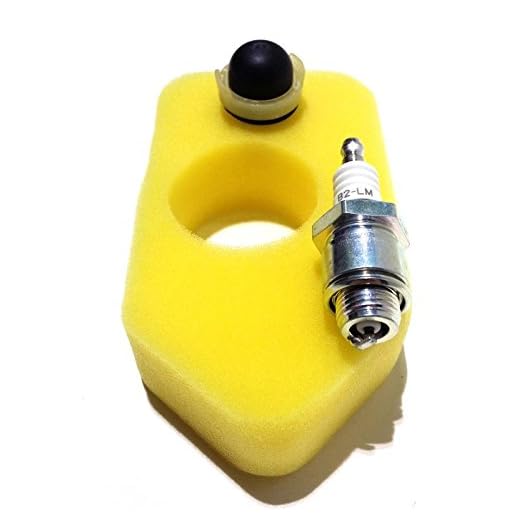 Utomhus reservdelar begränsade Briggs och Stratton gräsklippare servicesats lämplig för klassisk och sprint, luftfilter plugg, primer glödlampa