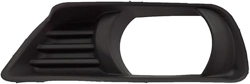 CarLights360 Para Toyota Camry antiniebla 2007 2008 2009 lado del conductor carcasa negra - Reemplazo para TO2598101 52128-06040, 52128-33050