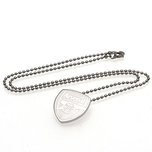 Image of Arsenal Stainless Steel Crest Pendant & Chain