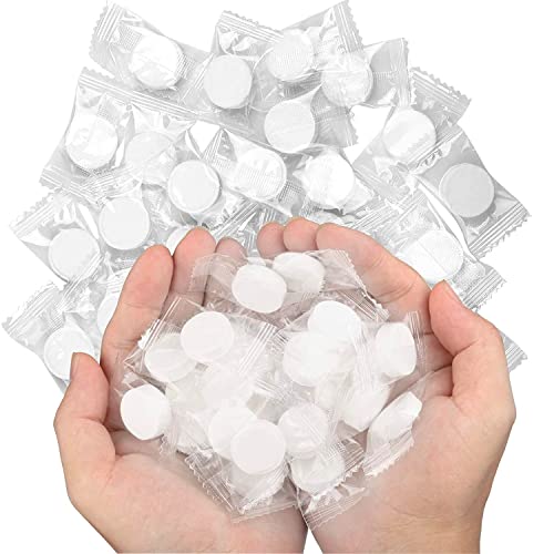 DBALL 150 Piezas Toallitas Comprimidas en Pastillas Portátiles Mini Toallas Comprimidas Toallas Desechables de Múltiples Fines para Belleza Salón Deportes al Aire Libre