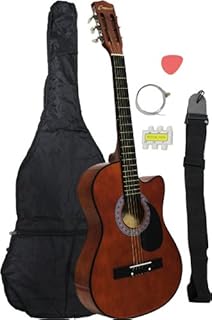 Crescent Mg38-Cf 38" Acoustic Guitar Starter Pa... - Amazon Com Acoustic Guitars Crescent Acoustic Guitars Guitars Musical Instruments