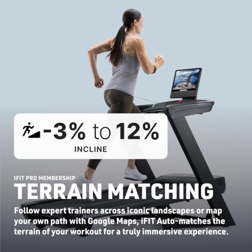 Image of NordicTrack Commercial Series Treadmills | Foldable Treadmills with Adjustable -3% to 12% Incline for High Efficiency Running and Walking Workouts at Home