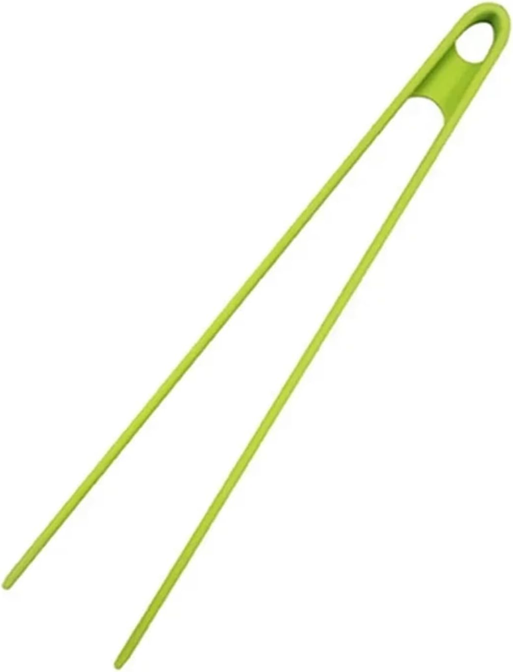 Plastic Tongs for Serving Bulk 8PCS Salad Food Tongs Anti-slip Silicone Kitchen Utensils Barbecue Clip Three Prong Pliers Cookware Bbq Tool Chef(Green)