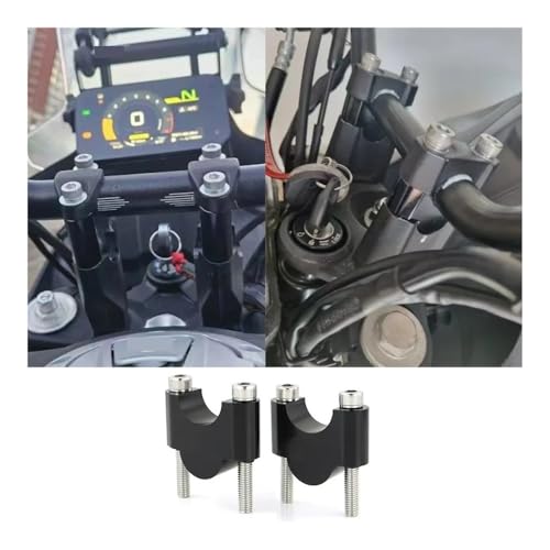 Montaje barra elevadora para SRT 900SX y adaptador abrazadera manillar moto 4