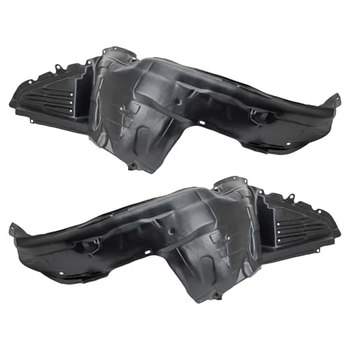Image of TRQ Front Inner Fender Liner Set Compatible with 2008-2011 Subaru Impreza SU1248117 SU1249117