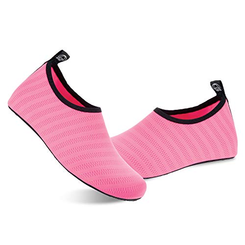 Image of WateLves Womens and Mens Kids Water Shoes Barefoot Quick-Dry Aqua Socks for Beach Swim Surf Yoga Exercise