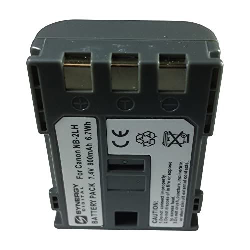 Synergy Digital Camcorder Batteries, Compatible With Lenmar Dlc2L, Dlc2Lh, Lic2Li2 Camcorder Batteries (Li-Ion, 7.4V, 900 Mah), Set Of 2 #TOP4