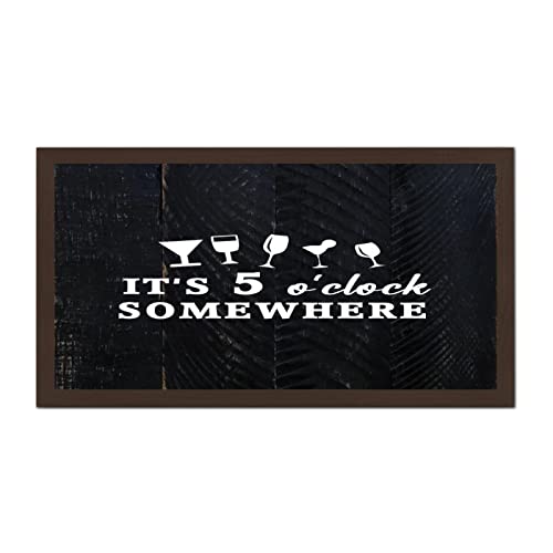 Plaque murale humoristique en bois 30x55 cm pour une deco bar et salon conviviale