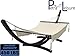 Petra Leisure Deluxe Hand Woven Beige Bohemian Chic Rope W/Tassels Hammock Bed. 2 Person Bed. 450 LB Capacity(Stand NOT Included)
