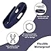 Huadea 4-Pack Clip Case Compatible with Fitbit Inspire 2/3, Soft Silicone Clip Clasp Accessory (Black/Amy Green/Navy/Slate)