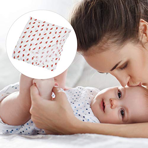 STOBOK Cobertores de Algodão de Musselina Envoltório de Bebê Cobertor de Recepção Neutro para Recém-